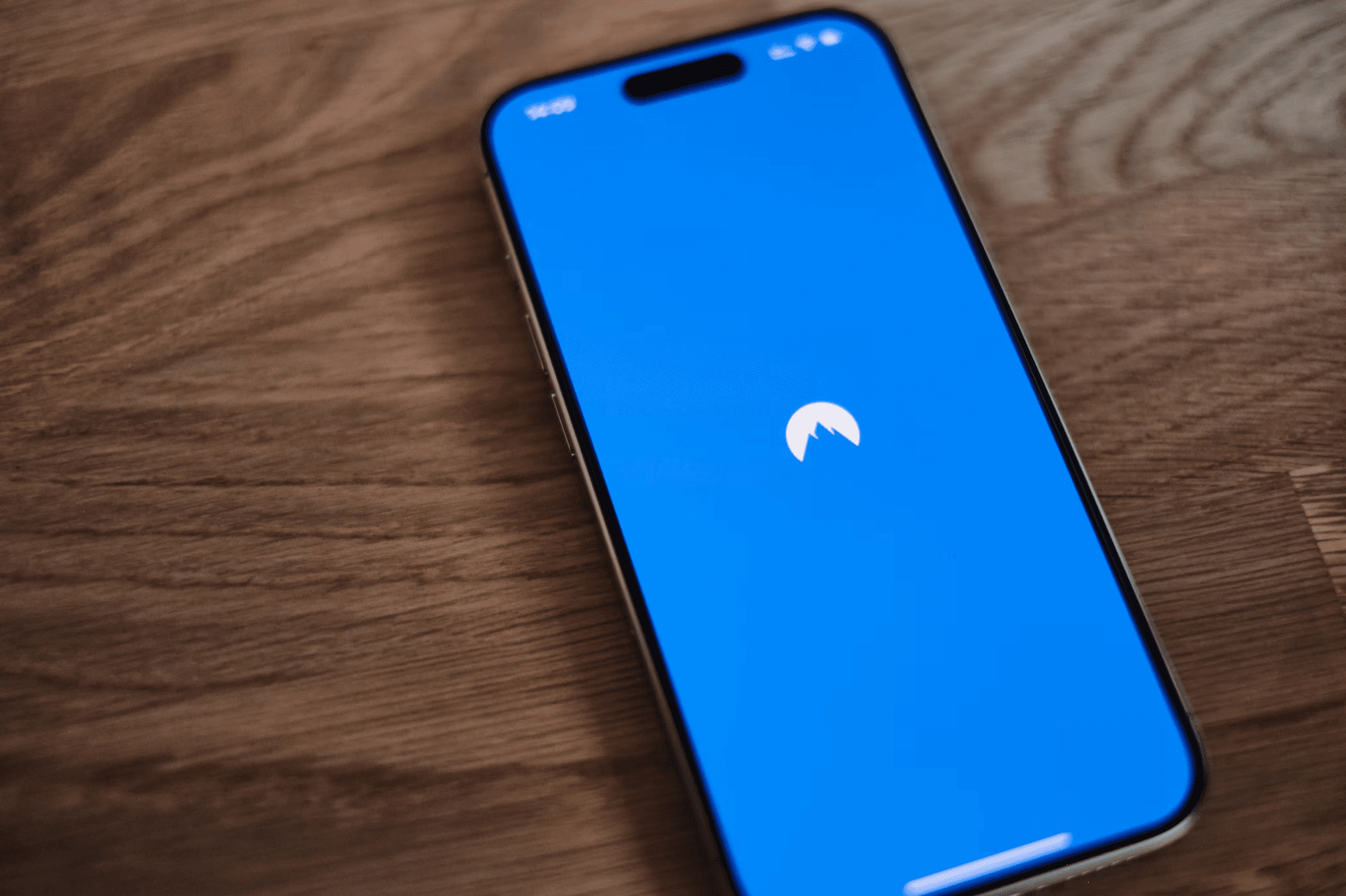NordVPN on a phone
