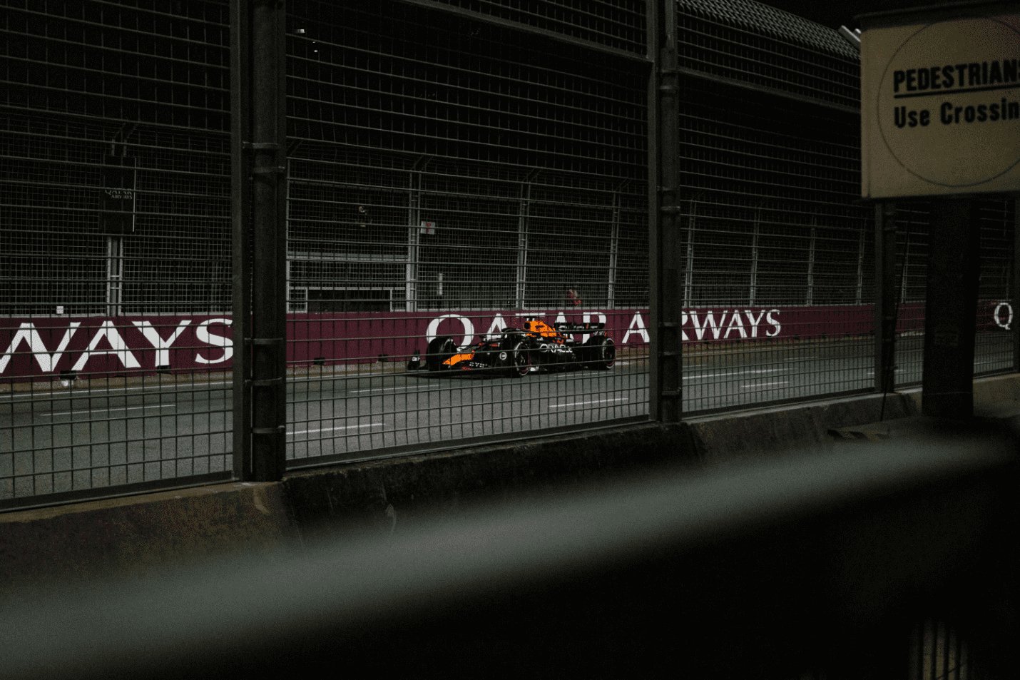 An F1 racecar on a track