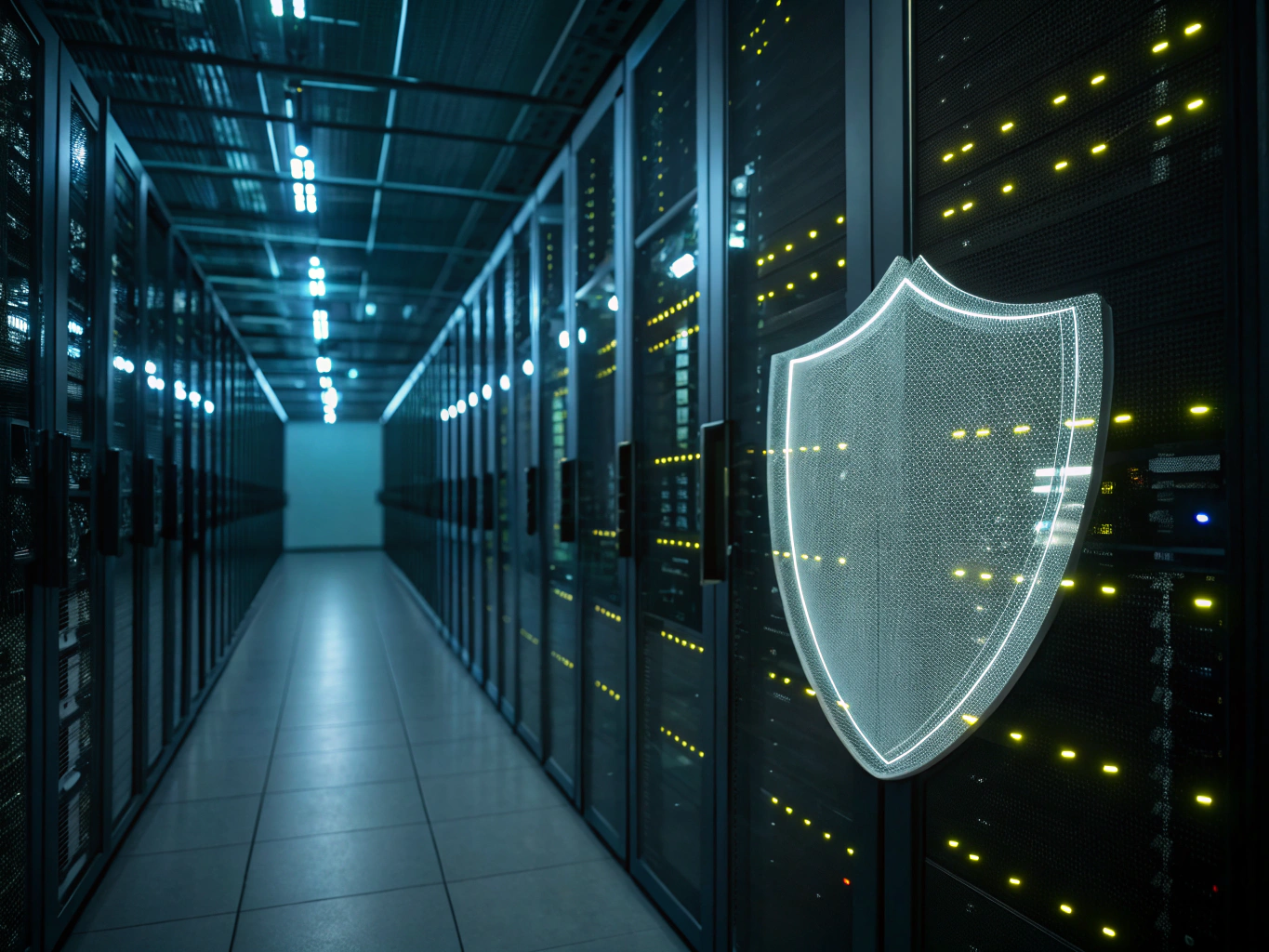 Digital shield protecting gaming server network