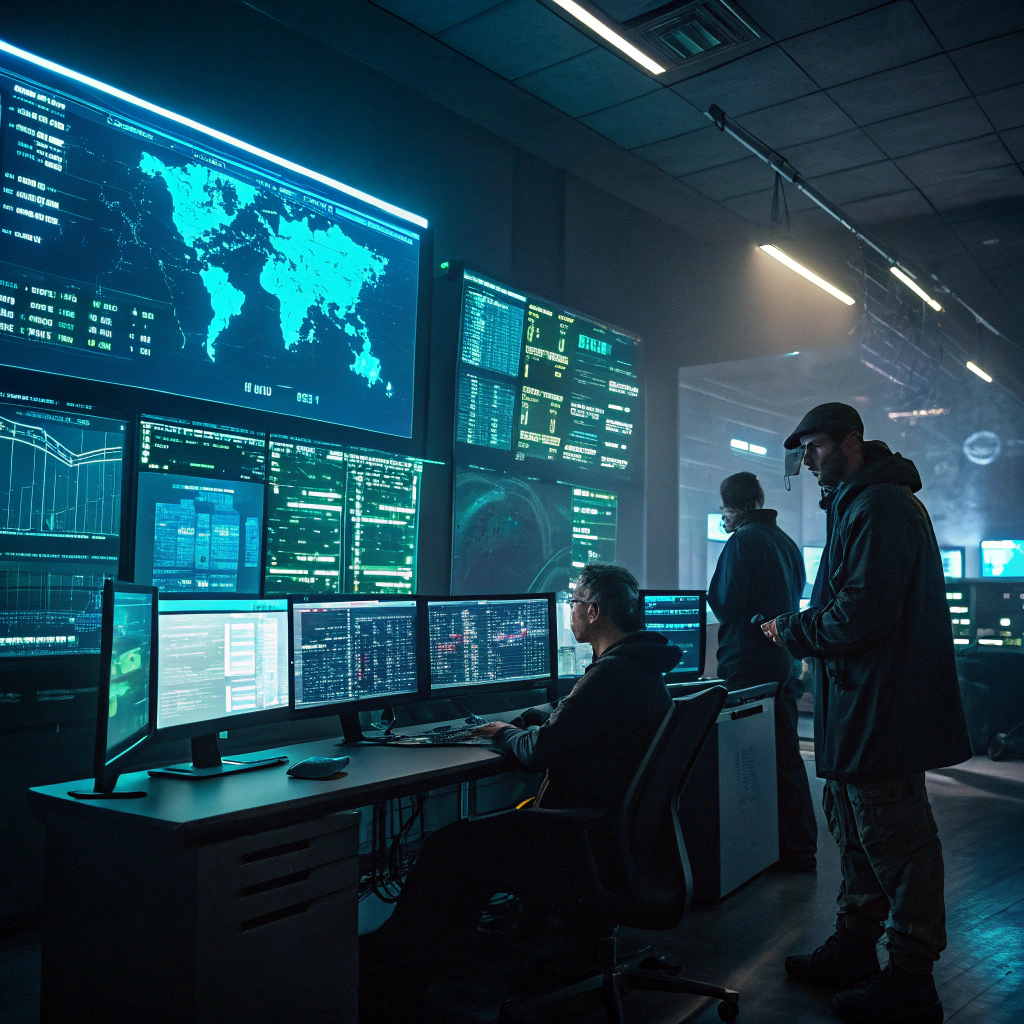 Conceptual visualization of data protection and online privacy