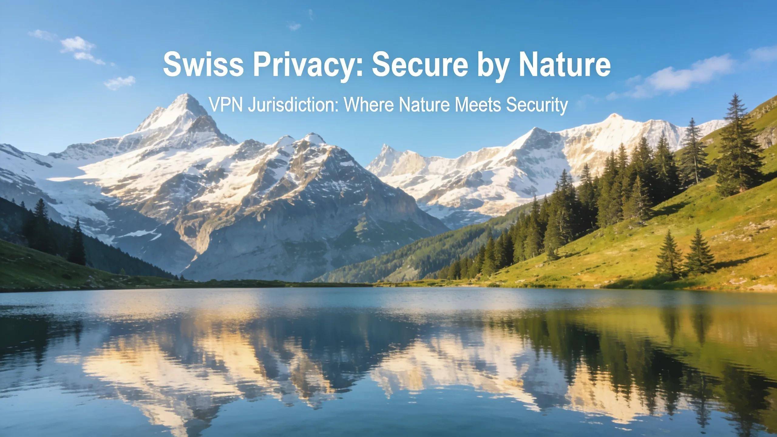 Scenic view of the Swiss Alps highlighting the concepts of privacy and security associated with Swiss VPN jurisdiction