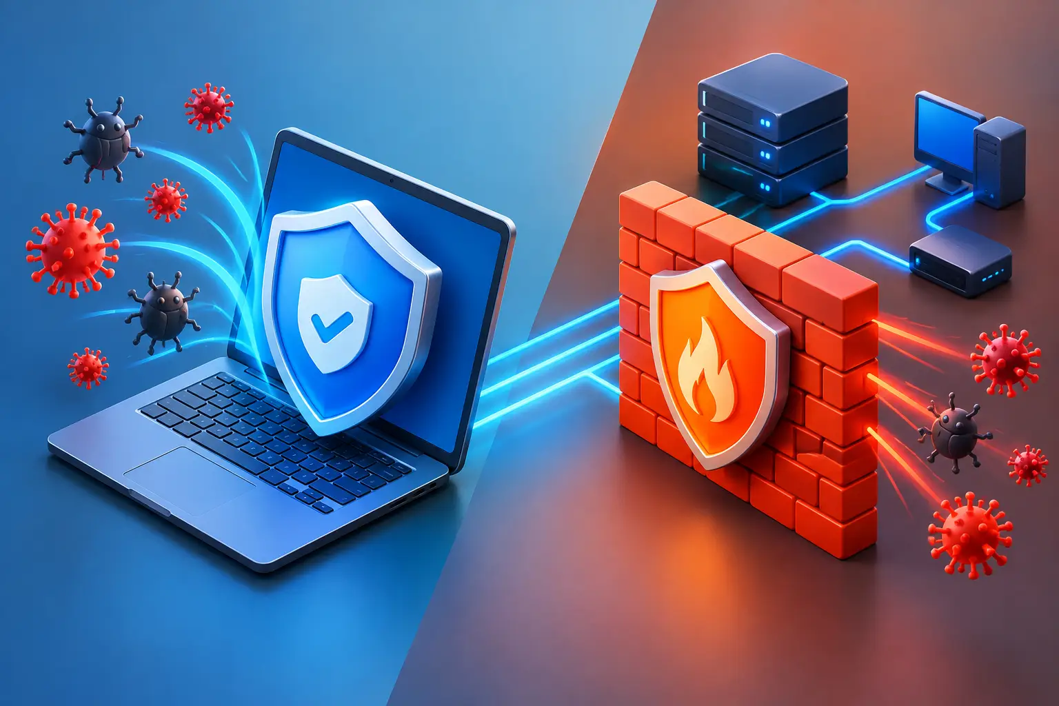 Antivirus Versus Firewall: Which Do You Need?